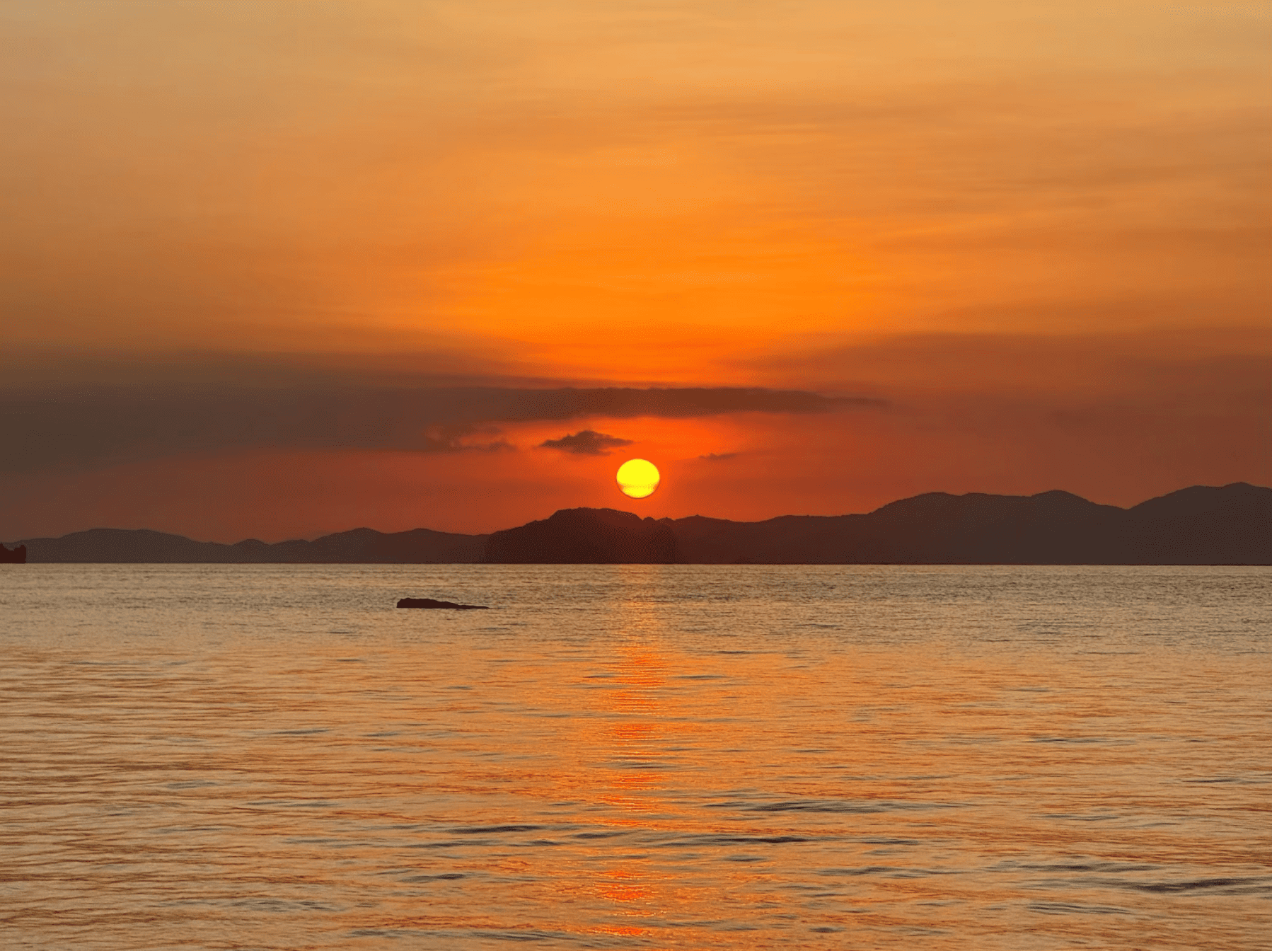 Beach is The Best Place Sunset in Krabi